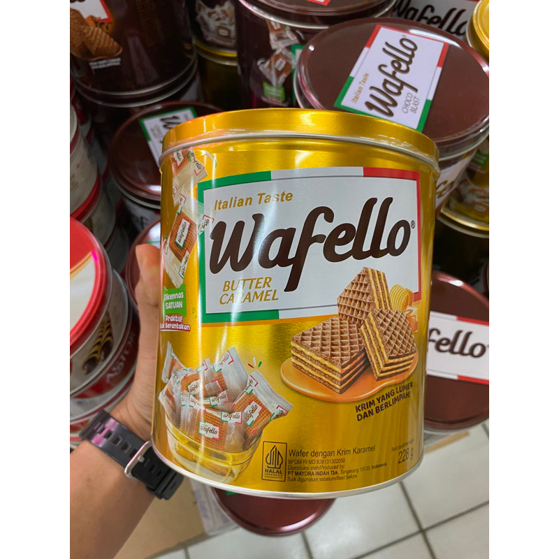 

Wafello Caramel kaleng 234gr | Jajan lebaran | Jajan Murah