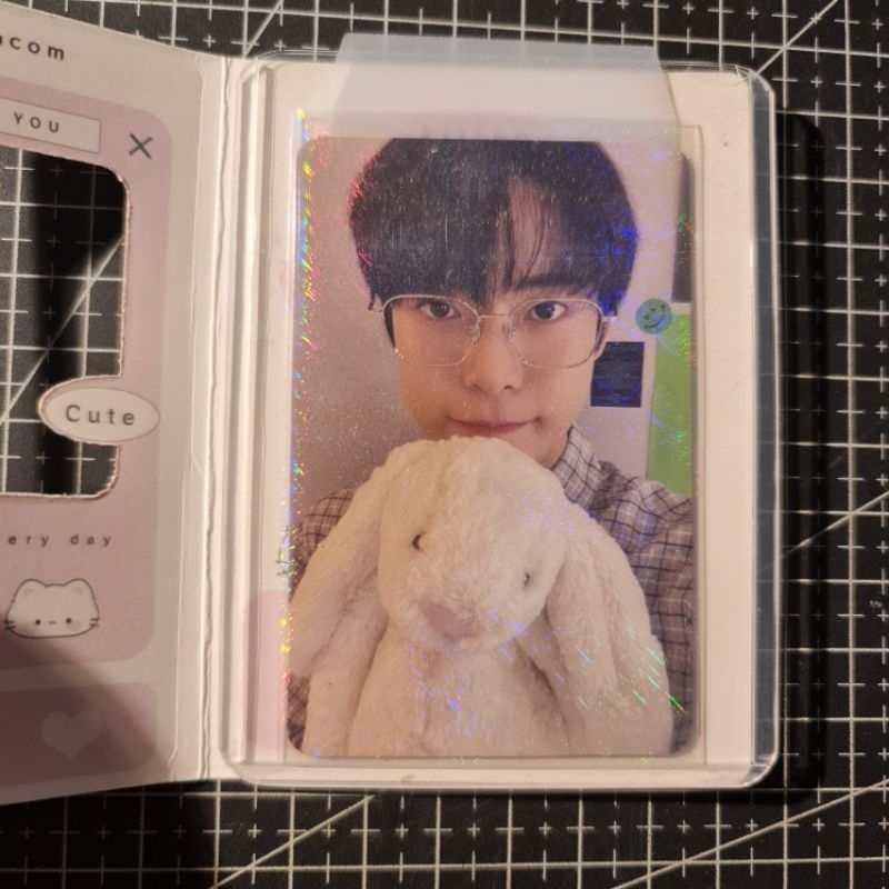 [Read Desc] Official Doyoung Photocard NCT 127 Sticker Bunny Kelinci Boneka