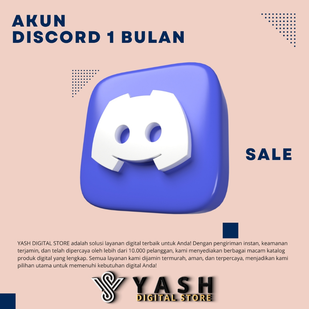 AKUN DISCORD UMUR 1 BULAN FRESH FULL GARANSI FULL AKSES | BISA UNTUK CLAIM NITRO PROMOTION DAN PEMAK