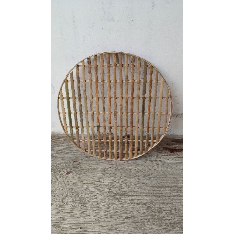Ancak Bambu Model Lurus Diameter 75 Cm Ancak Alas Kurungan Ayam Bangkok
