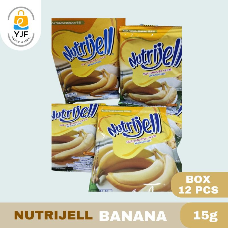 

HG Nutrijell Agar Rasa Regular 15g/30g Box Isi 12Pcs / Agar Agar Jelly Puding Nutrijell Box