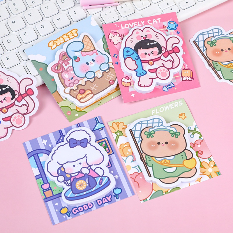 

STICKY NOTE KARTUN LUCU MEMO TEMPEL