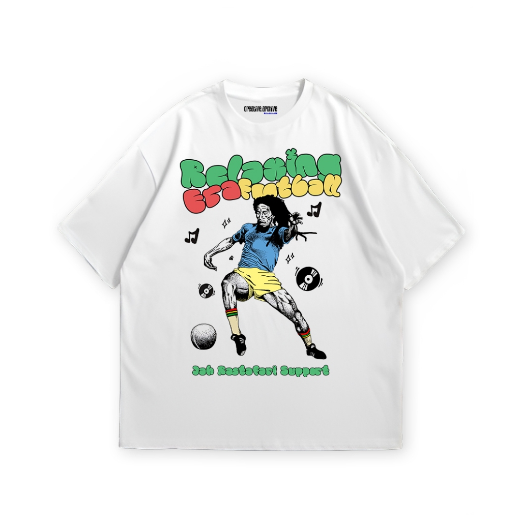 KAOSUN.ARCHIVE Kaos T-Shirt BOB MARLEY FOOTBALL RELAX SERIES | BOB MARLEY KAOS BAJU MUSIK BOOTLEG BA