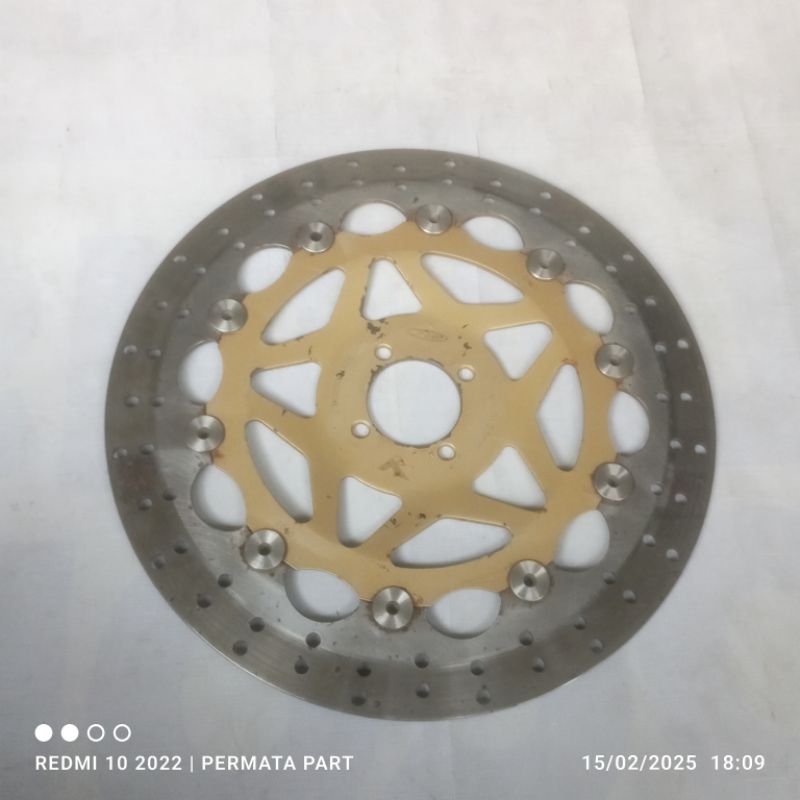 piringan cakram disk brake psm suzuki satria 2 tak shogun 110 smash thunder uk 32 320 sedikit cekung