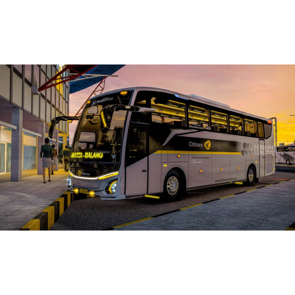 Paket Game ets2 Indonesia bus map nuansa  Indonesia