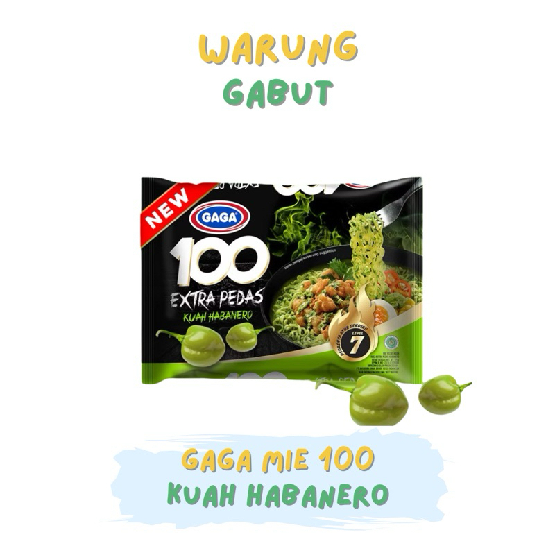 

Gaga Mie 100 Kuah Habanero