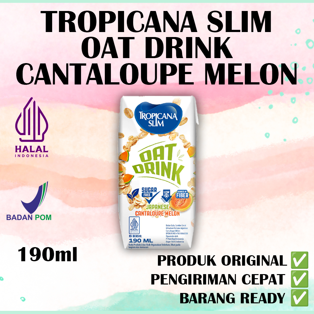 

Tropicana Slim Oat Drink Japanese Cantaloupe Melon 190 ml