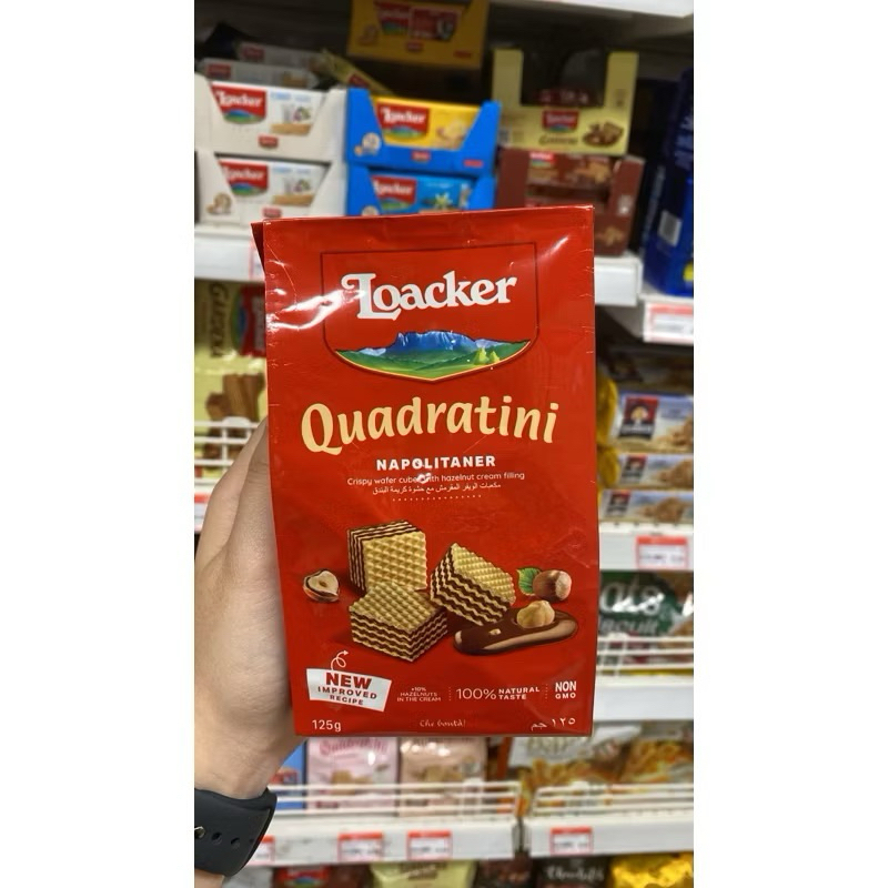 loacker quadratini 125gram