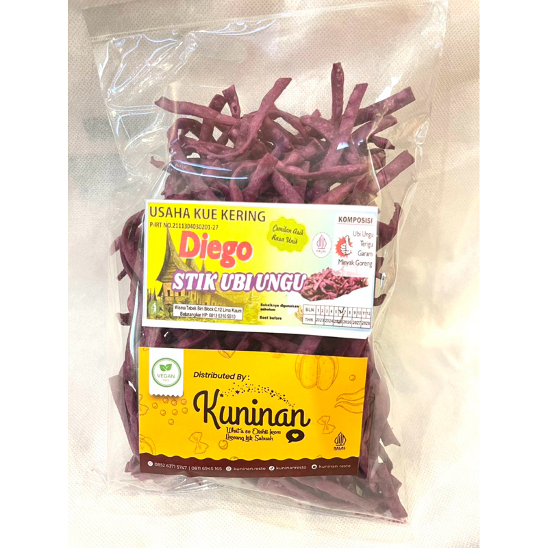 

Vegan Snack Stick Ubi ungu