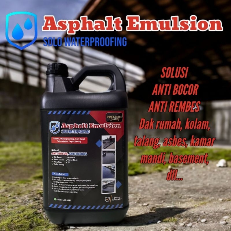 Cat Kolam Anti Bocor 5 kg | Aspal Cair Anti Bocor Anti Rembes | Asphalt Emulsion Waterproofing | Ant