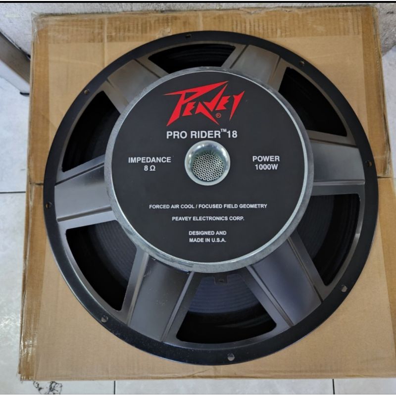 Speaker Komponen peavey pro rider 18 inch 1000 WATT