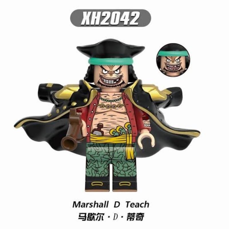 Bricks Minifigure One piece Marshall D.Teach X2042