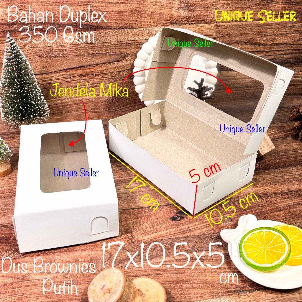 

[Isi10] Dus Brownies PUTIH 17x10.5x5 DUPLEX PUTIH / Dus Box Kotak Kue Bolen Putih 17x10.5 x 5 cm / Dus Box Kotak Roti 17x10x5cm Putih / Dus Box Kotak Roti 17 x 10 x 5 cm / Dus Box Kotak Brownies 17x10 x 5 cm