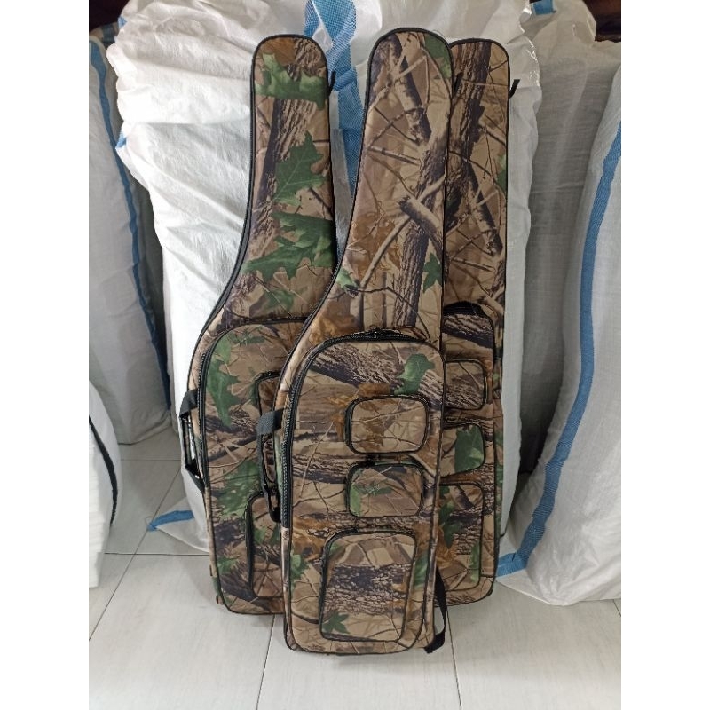 TAS SENAPAN camo SAKU 3 POMPA GX 120CM busa tebal berkualitas