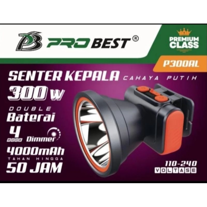 Senter kepala Probest 300 Watt