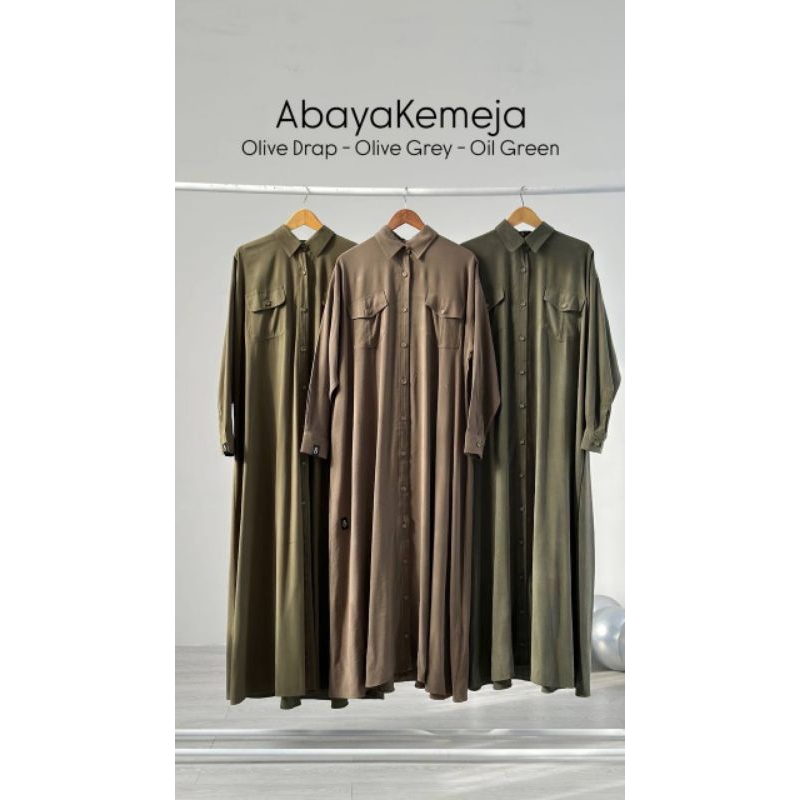 SIDRA | Abaya Kemeja by Sidra | Sidra.Co | Kemeja Abaya | STNF | Hitam | Aubergine