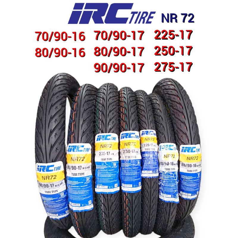 Ban Irc Nr72 70/90-17 ban 80/90-17 ban 90/90-17 ban 225-17 ban 250-17 ban 275-17 ban 70/90-16 ban 80