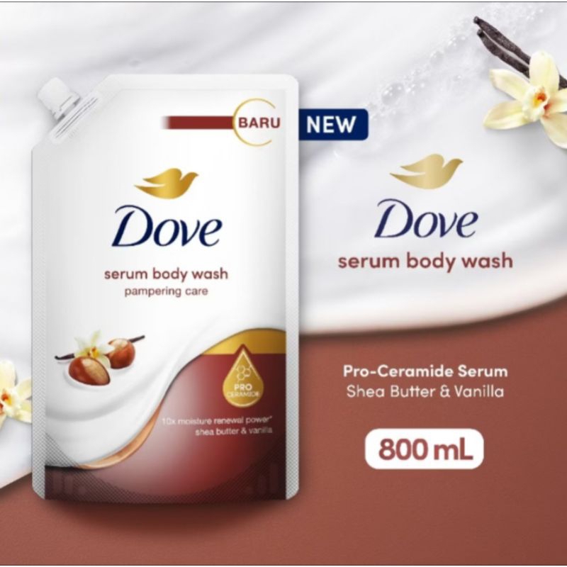 Dove Serum Body wash pro- creamide- pampering care 800ml