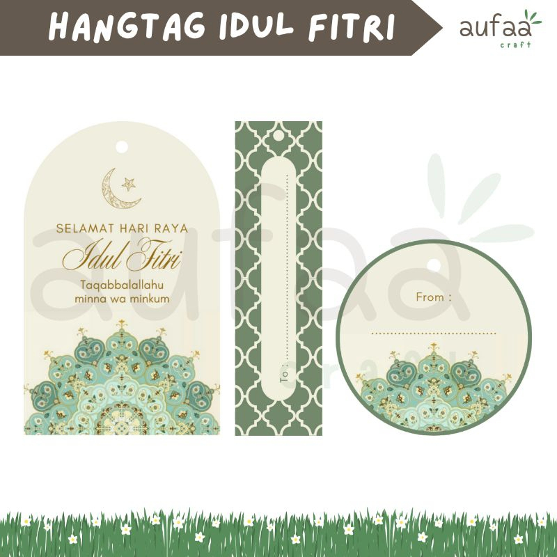 

(Isi 10) Hangtag Lebaran 3in1 | Hangtag Idul Fitri 3in1