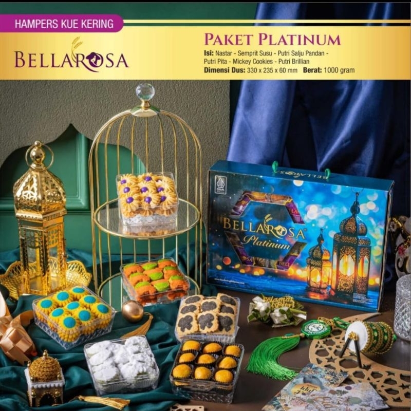 

BELLAROSA PAKET PLATINUM KUE LEBARAN BELLAROSA / PARSEL KUE KERING