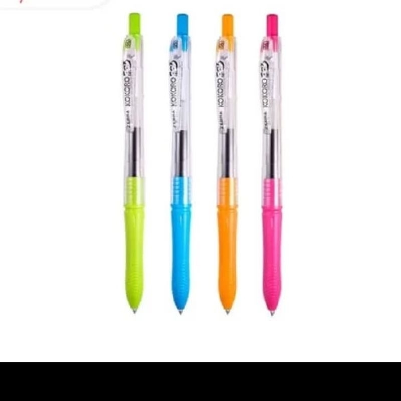 

Pulpen Kokoro zebra gel pen hitam 0,5mm/Zebra pulpen gel kokoro
