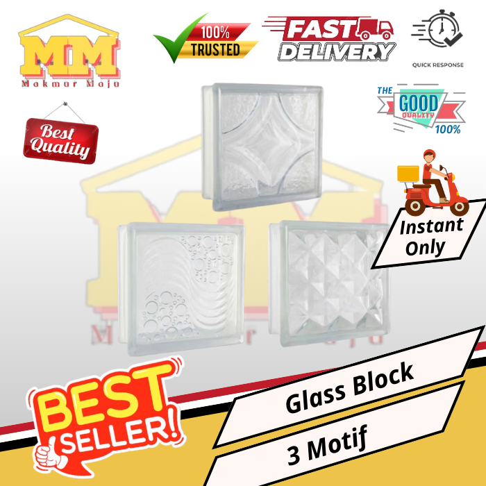 Glass Block MULIA Diamond / Vesta / Ocean View
