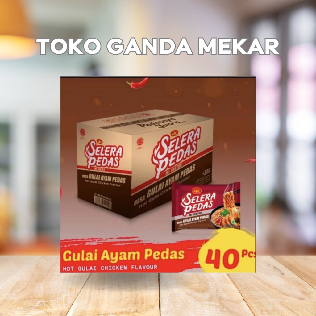 

MIE ABC SELERA PEDAS 70GR 1DUS ISI 40PCS