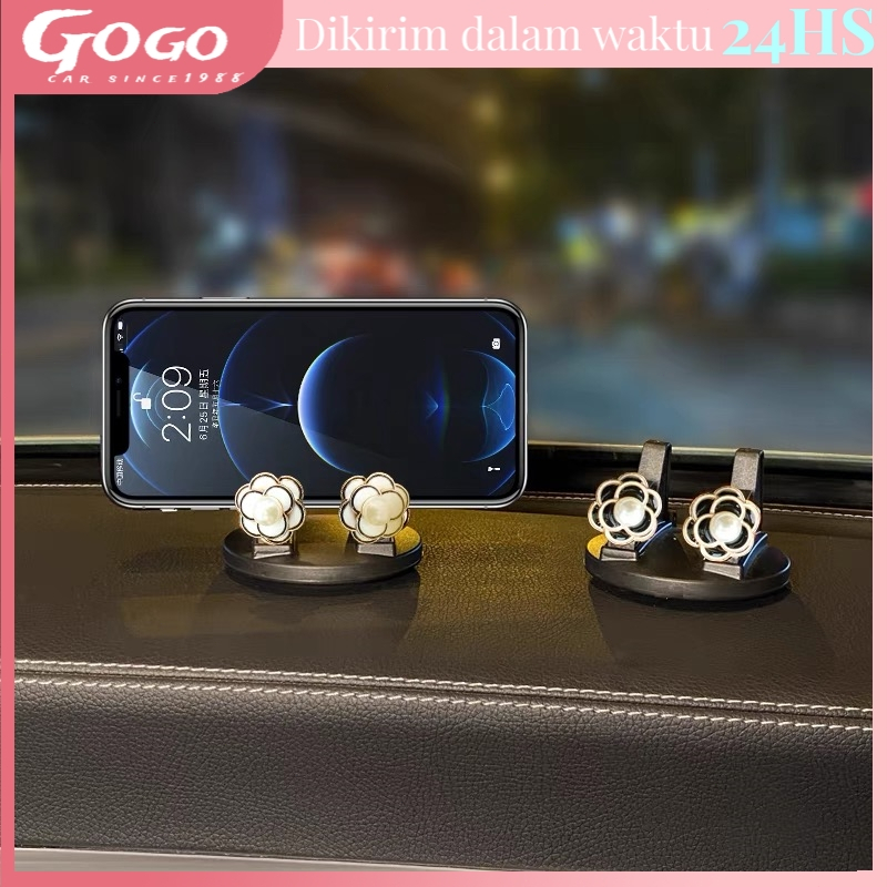 tempat hp mobil Bunga kamelia holder hp mobil dashboard tempat hp di mobil