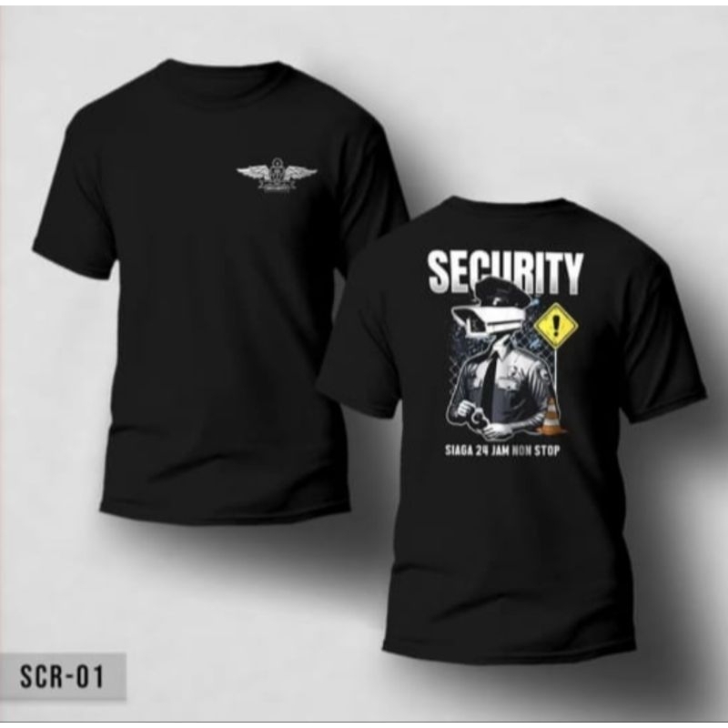 KAOS PRIA DISTRO ORIGINAL 100% II SECURITY// KAOS PRIA KEKINIAN