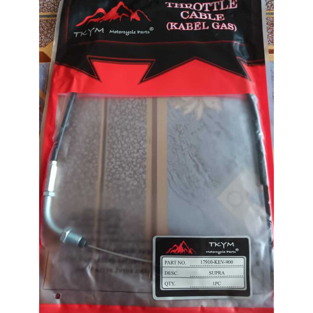 KABEL GAS SUPRA / TALI GAS SUPRA / KODE-KEV