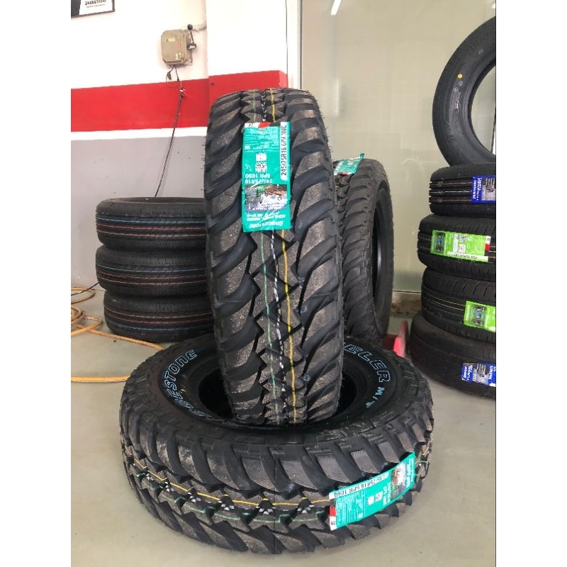 Ban Bridgestone off/on road Dueler M/T Ring R14/R15/R16/R17 D674  New Original