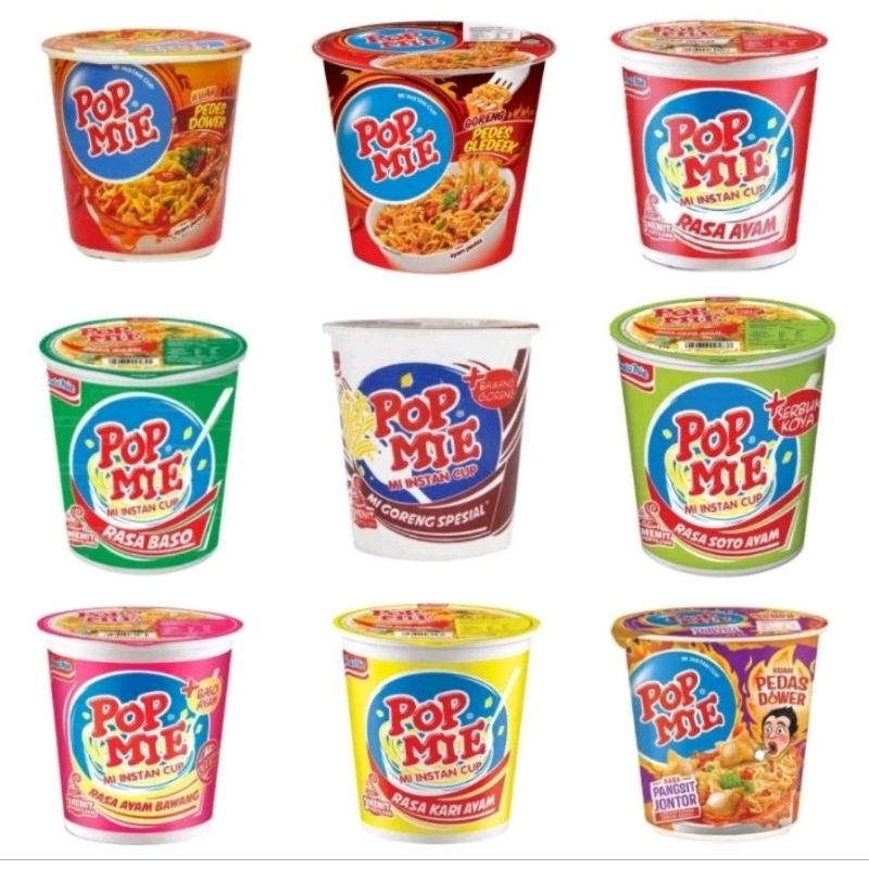 

POP MIE ANEKA VARIAN RASA UKURAN 75GR
