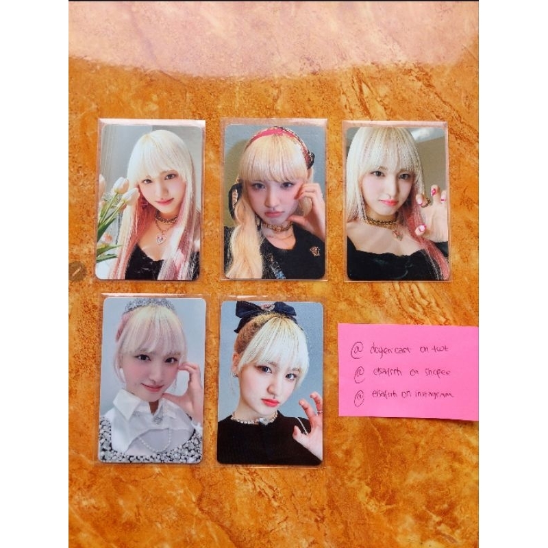 Photocard Liz IVE Eleven Love Dive
