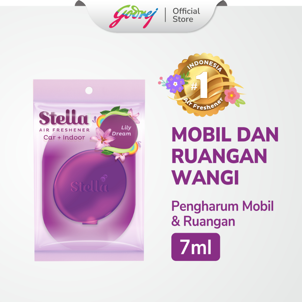 Stella Daily Freshness Car Lily Dream 7ml - Pengharum Mobil & Ruangan