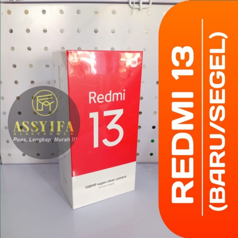 REDMI 13/HP BARU REDMI 13/HP REDMI 13 SEGEL BARU FRESS 100% no repack