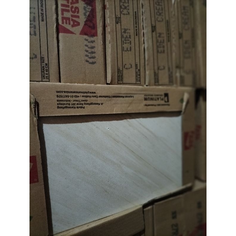 KRAMIK ASIA TILE EDEN CREM SIZE 25x40 kw 3 isi 10 pcs (LICIN)