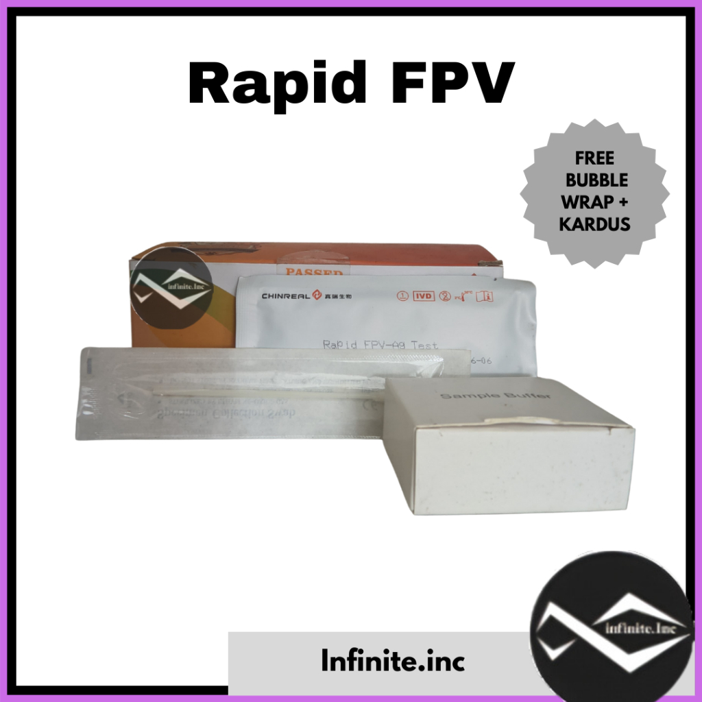 RAPID FPV Ag TEST KIT 1 BUAH - Rapid Test Kit Feline Panleukopenia Kucing
