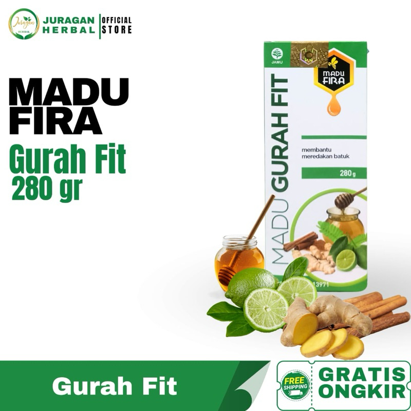 

MADU GURAH FIT SOLUSI ATASI BATUK 280 gr