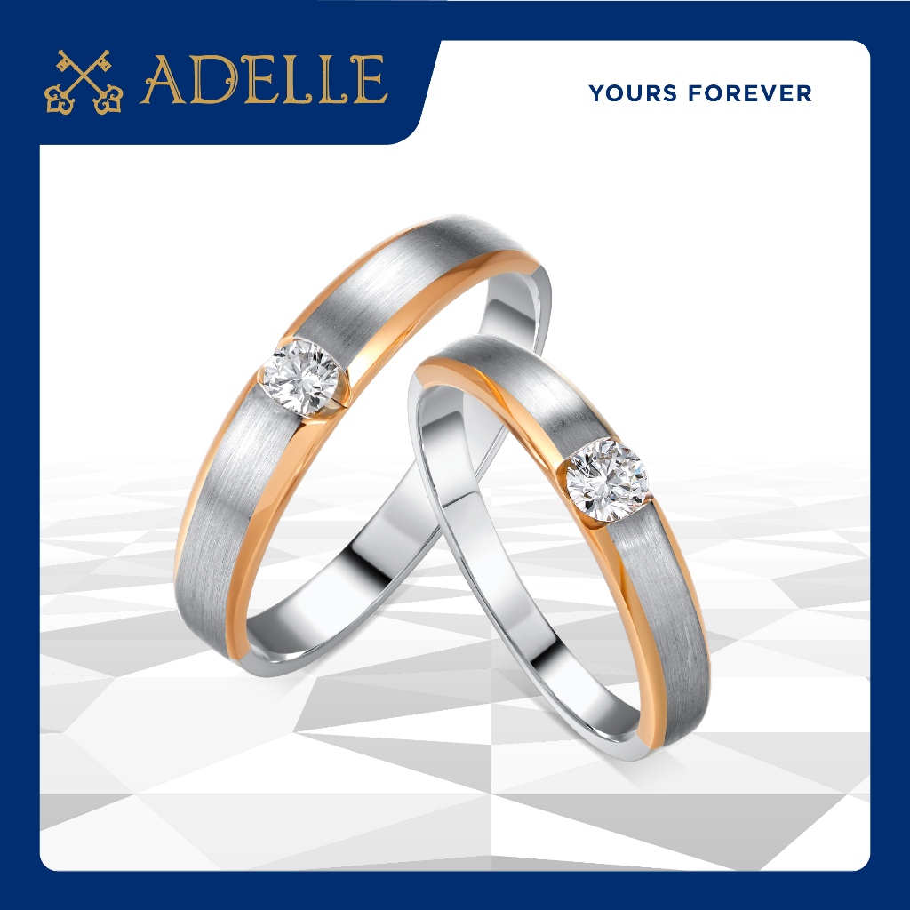 Cincin Pernikahan Adelle Jewellery - Fidelia Wedding Ring - Cincin Pernikahan