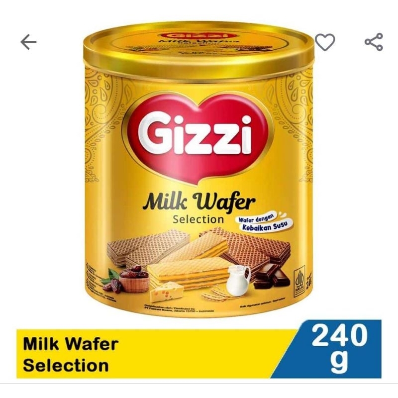 

Gizzi Milk Wafer 240gr