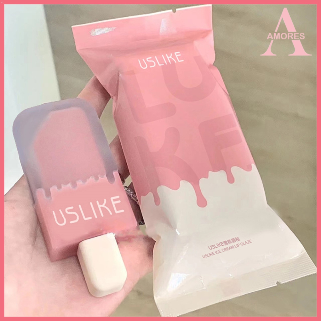 USLIKE Lip Glaze Ice Cream Matte Velvet Lipcream Long Lasting XX168
