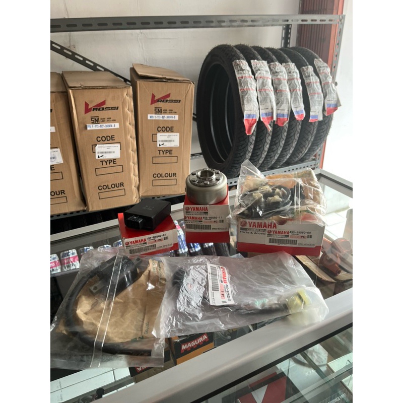 Pengapian Full Set Racing Yamaha YZ125 YZ 125 Koil CDI Magnet Spul Soket Original YGP 4SS 1C3