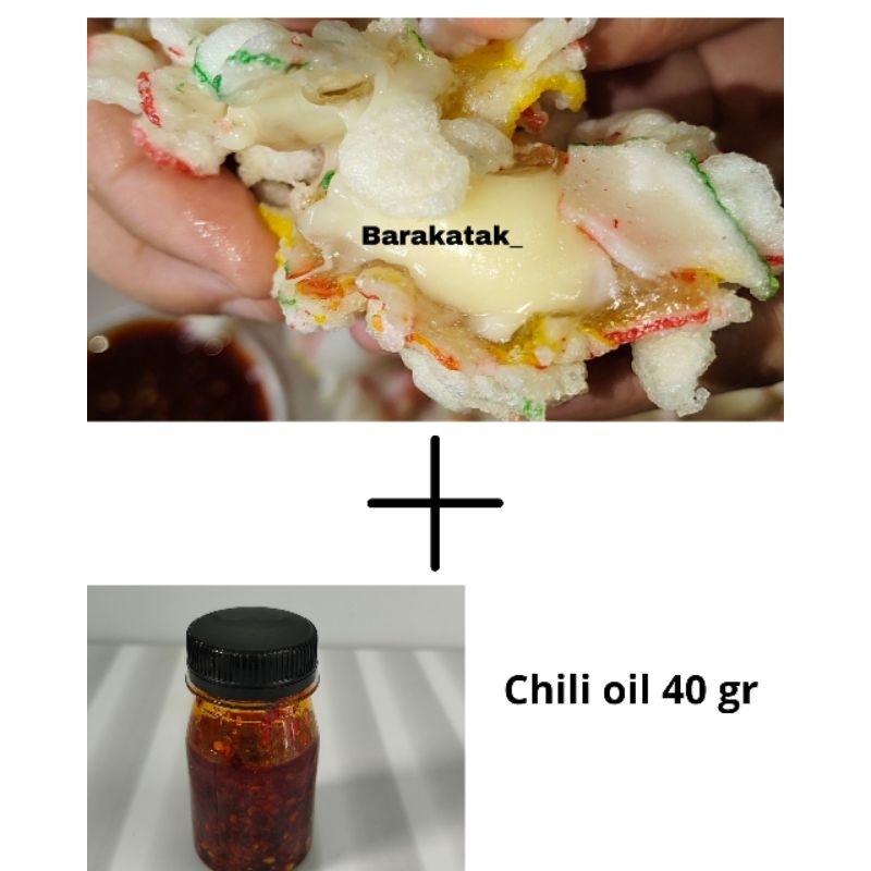 

Cipuk Mozarella + 40 gr chili oil