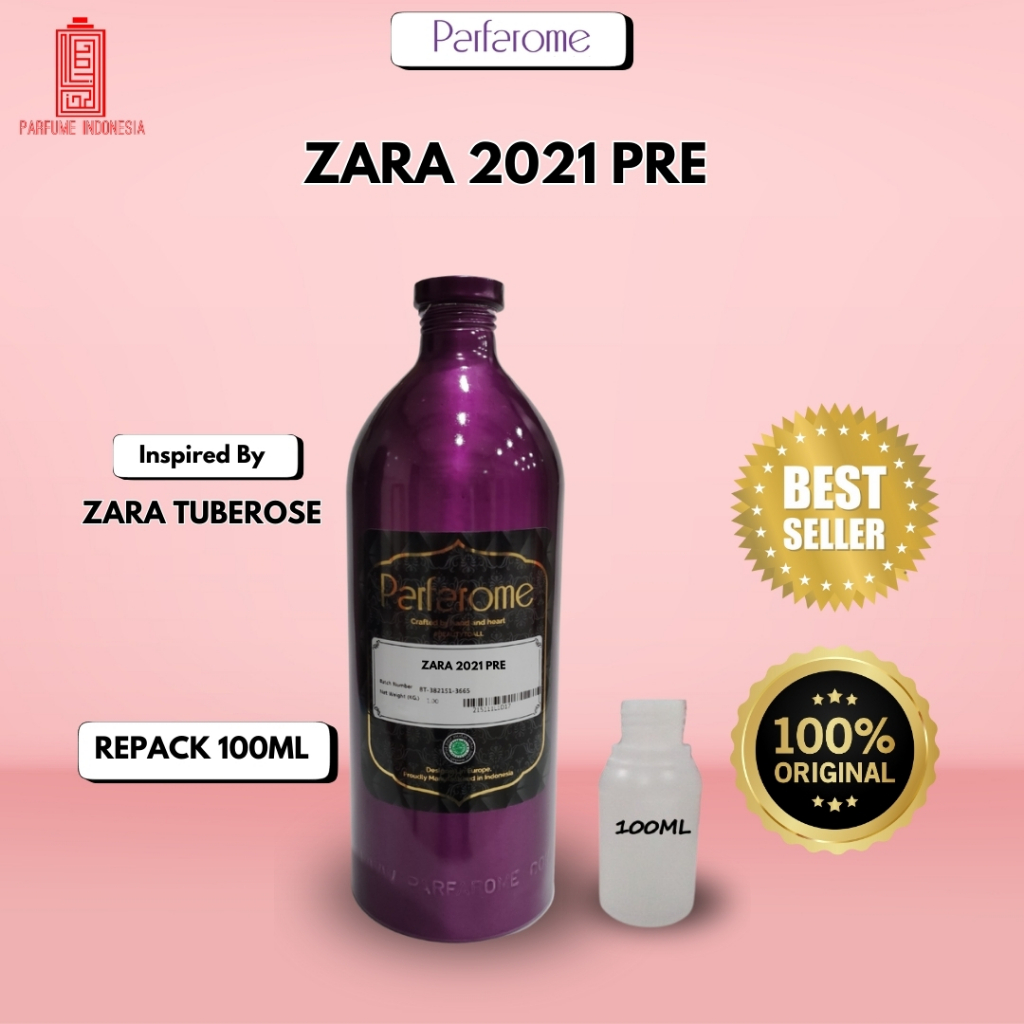 BIBIT PARFUM ZAARA4 | PARFAROME PREMIUM | 100ML REPACK