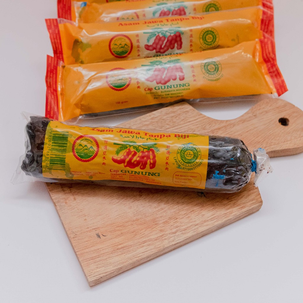 

ASAM JAWA ASAM TANPA BIJI DODOL - CAP GUNUNG 150 Gram (Dus)