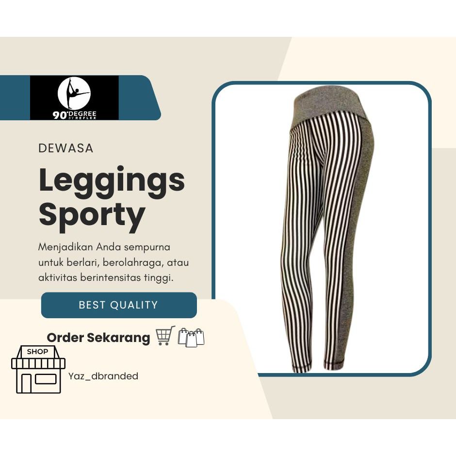90 Degree By Reflex Legging Sporty Wanita