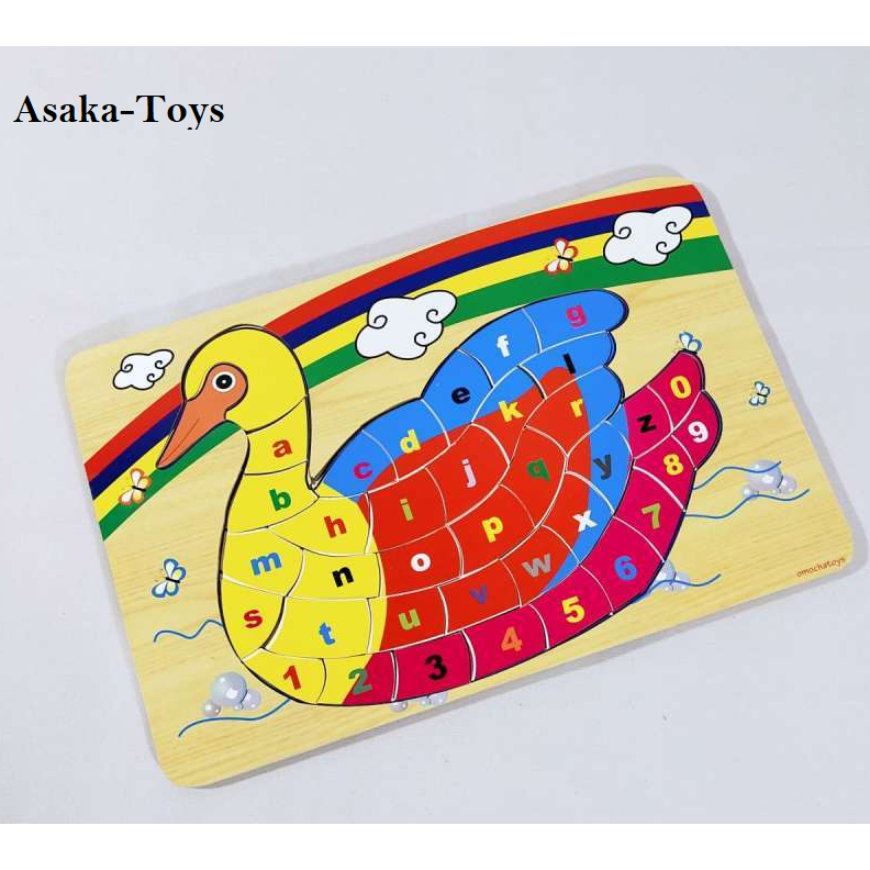 Puzzle Alfabet Angsa - APE PAUD - AsakaToys