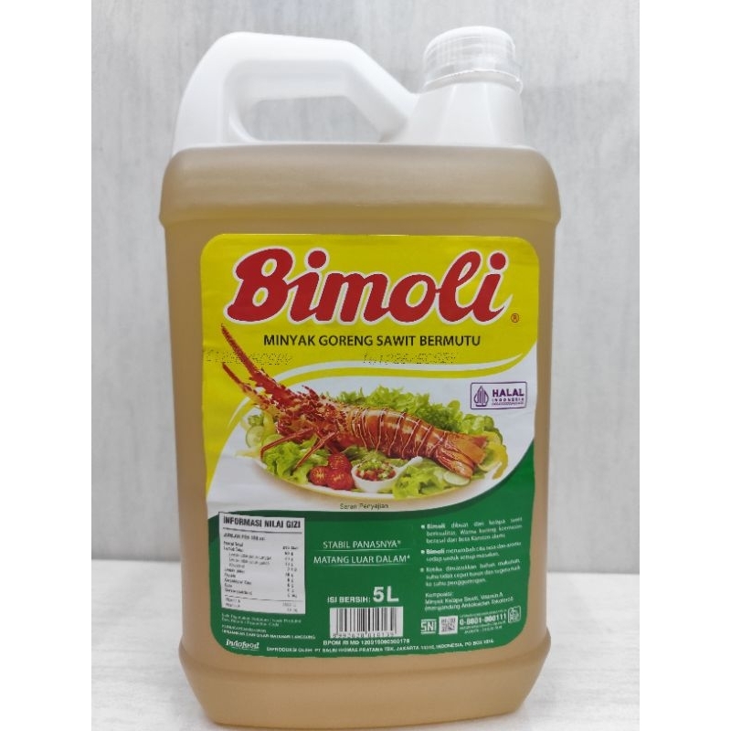 

Minyak goreng bimoli 5liter minyak goreng ( Jatim)