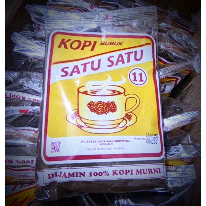 

Kopi Satu Satu (stock terbatas)