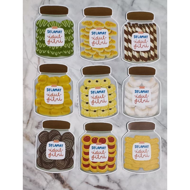 

amplop lebaran bentuk toples kue amplop isi 10pcs